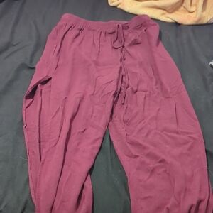 Women's Burgundy Pants